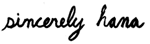 sincerelyhana